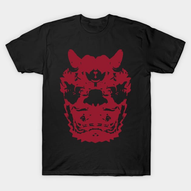 Oni Japanese Demon T-Shirt by Thrylos Store